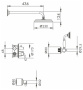 Душевая система скрытого монтажа Rose R0235E
