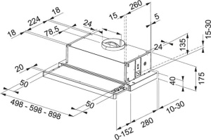 Кухонная вытяжка Franke Flexa FTC 632L WH 315.0547.797 фото 1