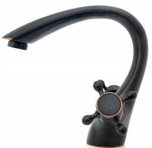 Смеситель для умывальника Rea Retro Old Black REA-B0225