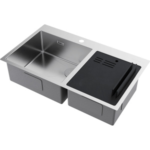 Кухонная мойка Omoikiri Akisame 86-2-IN Side