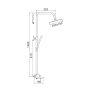 Душевая стойка Rose R2736