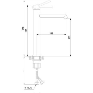 Смеситель для умывальника Boch Mann Stella BM20J1