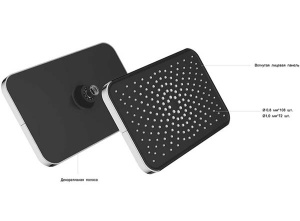 Верхний душ Vincea Inspire VSHD-3I4CGM