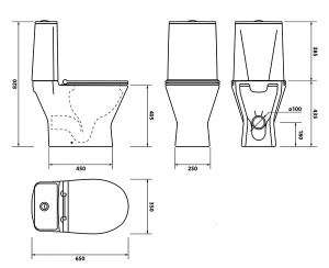 Напольный унитаз Iddis Edifice
