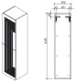 Пенал Caprigo Modo Quarta 35750L-SF023 / 35750R-SF023