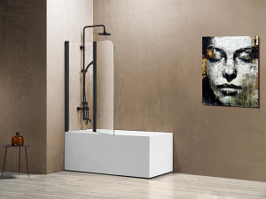 Душевая шторка на ванну Vincea VSB-12114CLB, 114x140, прозрачный