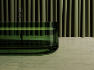 Ванна из полиэфирной смолы Abber Kristall AT9708Emerald, 170х75