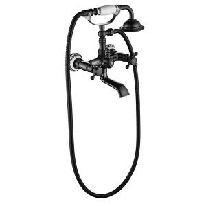 Смеситель для ванны Rea Rustico Black Matt REA-B0701
