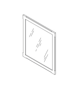 Зеркало Caprigo Napoli 80 100 11231-B039 / 80 90 11231-B168, 73х81, дерево
