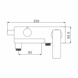Смеситель для ванны Rose R1402F