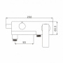 Смеситель для ванны Rose R1402F