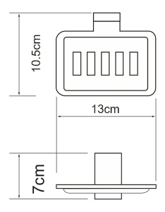 Мыльница Wasserkraft Lopau K-6069
