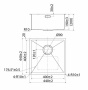 Кухонная мойка Iddis Edifice EDI44S0i77