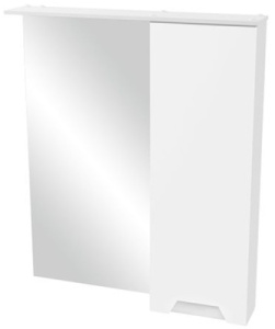 Шкаф-зеркало AV Engineering Allegretto 55 / 60 / 65 / 70 / 75 / 85 / 90, 60х72, белый
