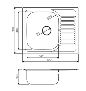 Кухонная мойка Omoikiri Kashiogawa 60-IN