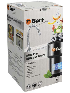 Измельчитель пищевых отходов Bort Titan Max Power 93410266 (Full Control)