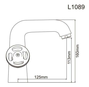 Смеситель для умывальника Ledeme L1089