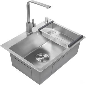 Кухонная мойка Avina HM6048 с коландером и дозатором
