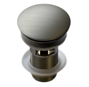 Донный клапан Roxen P02BN (nickel brush) c переливом