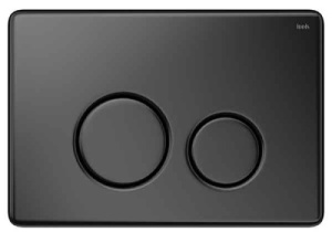 Кнопка для инсталляции Iddis Unisteel 001 UNS01MBi77 / UNS01GGi77, черный матовый