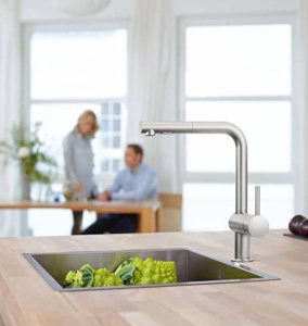 Смеситель для кухонной мойки Grohe Minta 30274000 / 30274DC0, хром