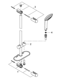 Душевой гарнитур Grohe Euphoria 110 Massage 27226AL1