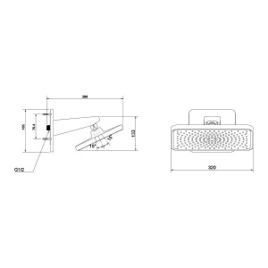 Верхний душ Vincea Inspire VSHD-3I4CCH