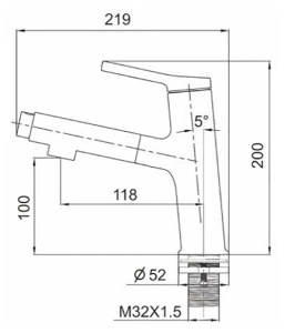 Cмеситель для кухонной мойки Gappo G1052-76