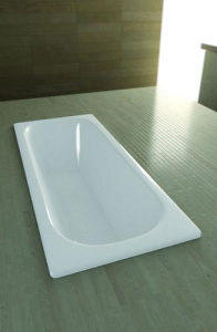 Стальная ванна Smavit Cassia Titanium, 120х70