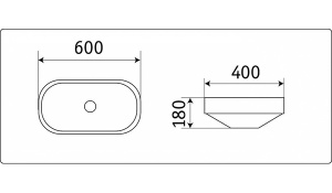 Умывальник CeramaLux 5006CMB