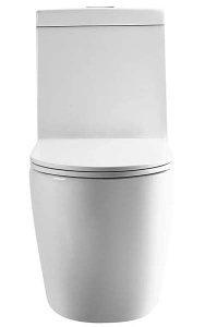 Напольный унитаз Gid Tr2205 с сиденьем Soft Close, белый