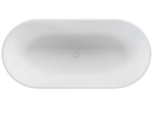 Ванна из искусственного камня Vincea VBT-4S04MW, 170х80, белый матовый