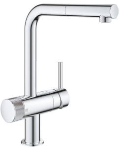 Смеситель для кухонной мойки Grohe Blue Pure Minta 30393000 в комплекте с фильтром