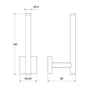 Держатель для туалетной бумаги Iddis Edifice EDISBS0i43