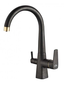Смеситель для кухонной мойки Zorg Steel Hammer SH 819 под фильтр, сатин