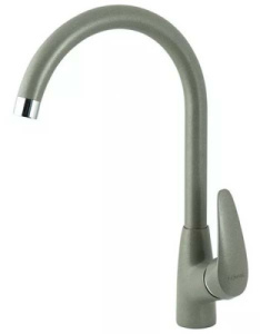 Смеситель для кухонной мойки Lemark Linara LM0405PGR / LM0405PGS, серый шелк