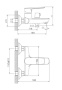 Смеситель для ванны Haiba HB60198