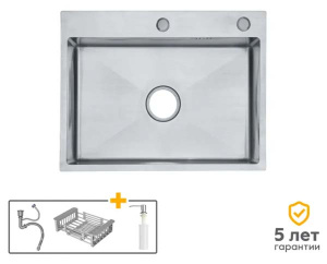 Кухонная мойка Axus LS-5044 с коландером и дозатором