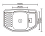 Кухонная мойка Ledeme L97851