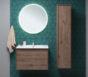 Пенал Aquanet Lino (Flat) 35 дуб веллингтон