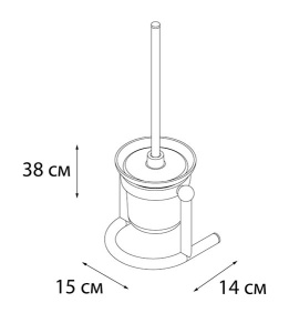 Ершик для унитаза Fixsen FX-403