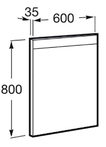 Зеркало Roca Prisma Comfort, 60х80