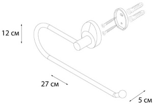 Держатель для полотенец Fixsen Europa FX-21811A