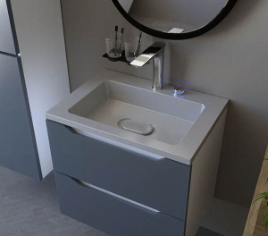 Умывальник Versalia Modul 65 G, 62х45, серый