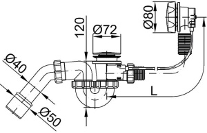 Сифон Styron STY-536-A-F фото 1