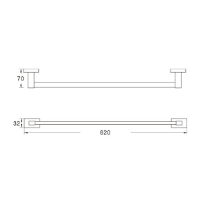 Держатель для полотенец Shevanik SG5617C