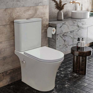 Напольный унитаз Roxen Urban Bidet 600190-01X Rimless Soft Close с функцией биде, белый