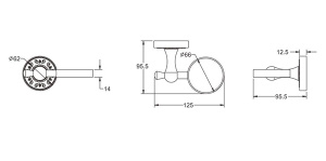 Стакан Rose RG1012Q