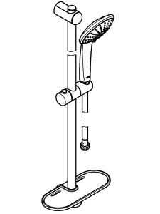 Душевой гарнитур Grohe Euphoria 110 Massage 27226AL1