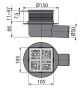 Душевой трап AlcaPlast APV26
